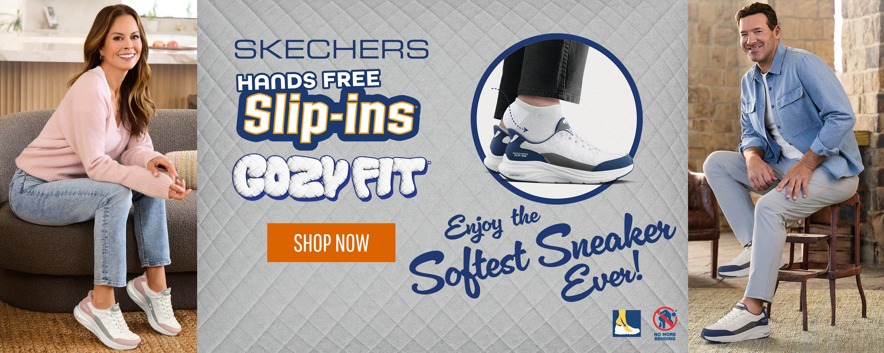 Skechers Cozy Fit Slip-ins - Shop Now